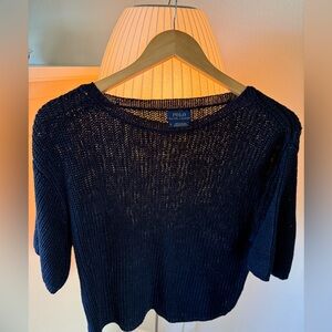 Polo Ralph Lauren Navy Knit Sweater xs